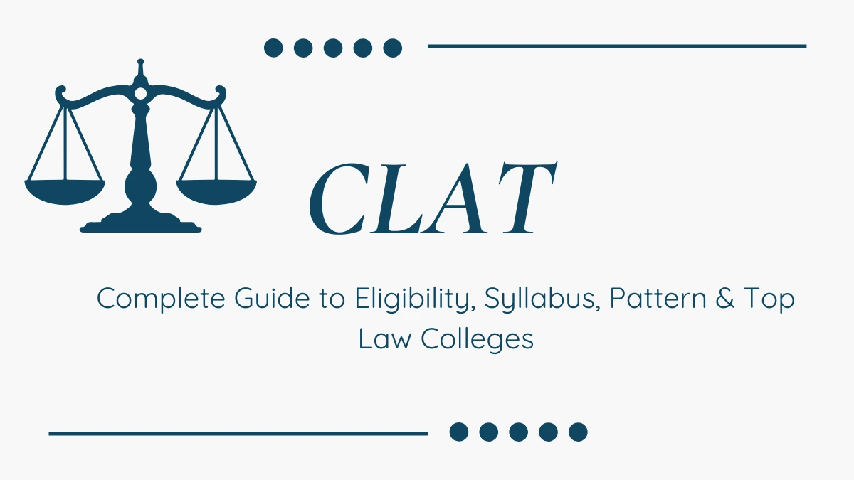 What is CLAT exam guide explaining eligibility, syllabus, exam pattern, and top law colleges in India